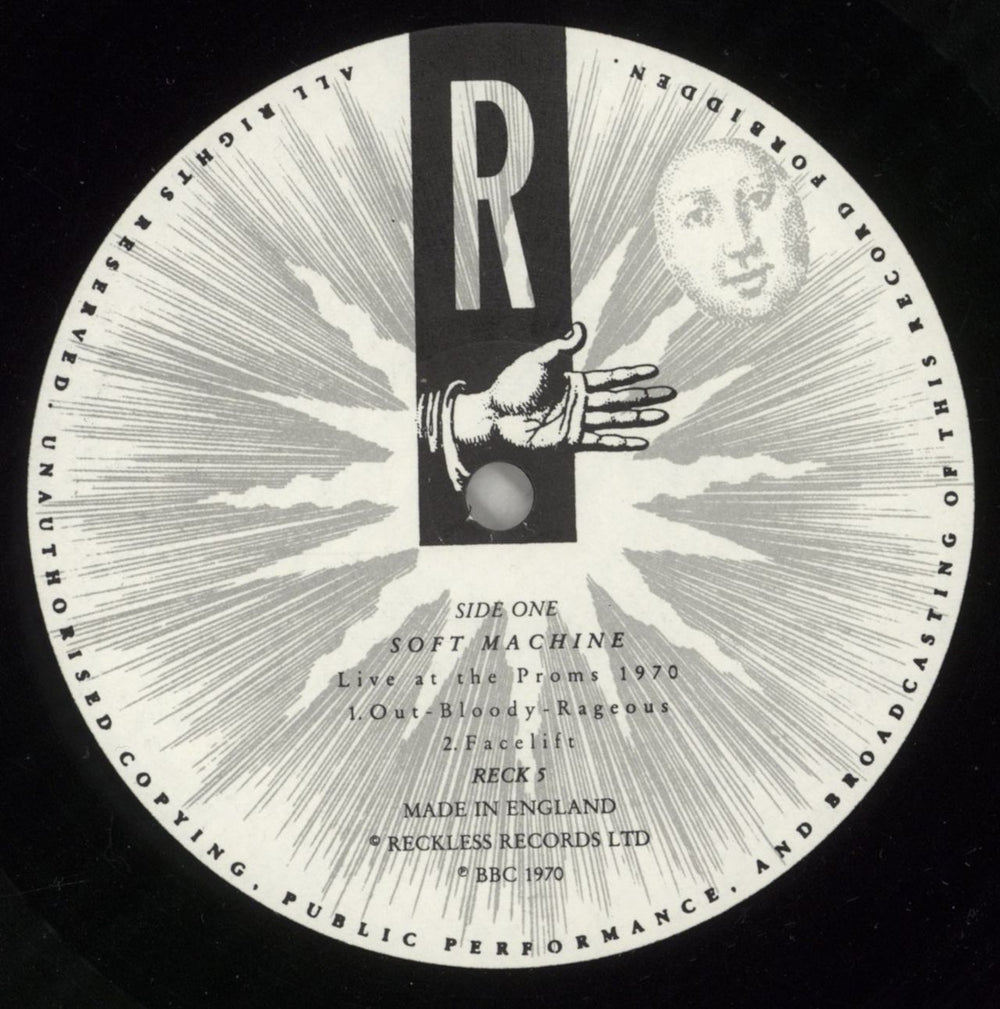 Soft Machine Live At The Proms 1970 - EX UK vinyl LP album (LP record) SFTLPLI707308