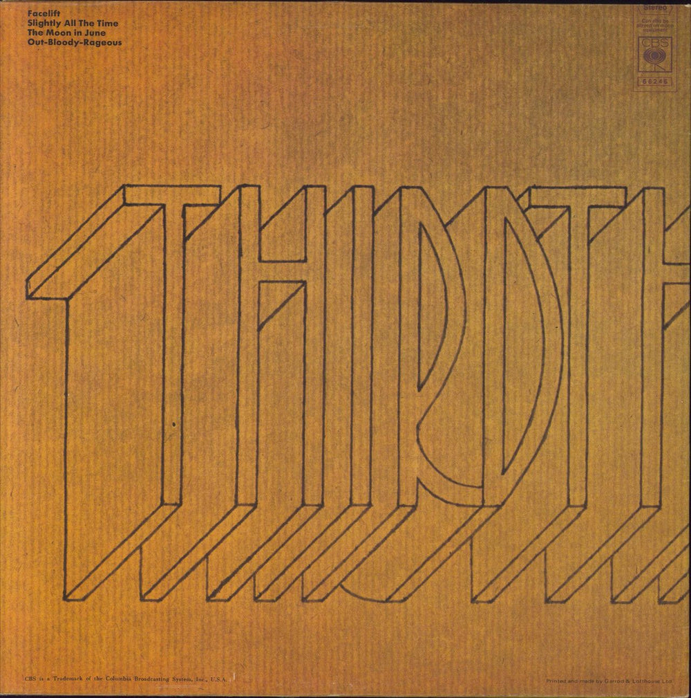 Soft Machine Third - 2nd UK 2-LP vinyl record set (Double LP Album)