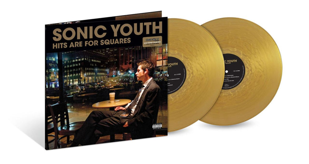 Sonic Youth Hits Are For Squares - Gold Vinyl - RSD 2024 - Sealed UK 2-LP vinyl record set (Double LP Album) S-Y2LHI834450