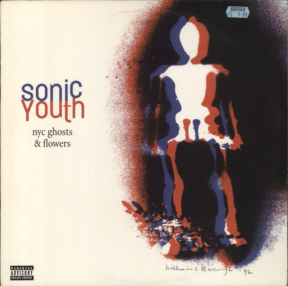 Sonic Youth NYC Ghosts & Flowers US vinyl LP album (LP record) 069490650-1