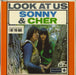 Sonny & Cher Look At Us UK vinyl LP album (LP record) ATL5036