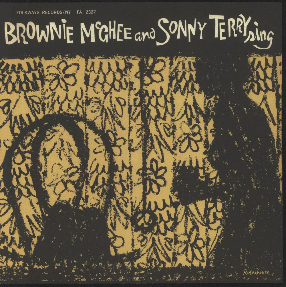 Sonny Terry & Brownie McGhee Brownie McGhee And Sonny Terry Sing US vinyl LP album (LP record) FA2327