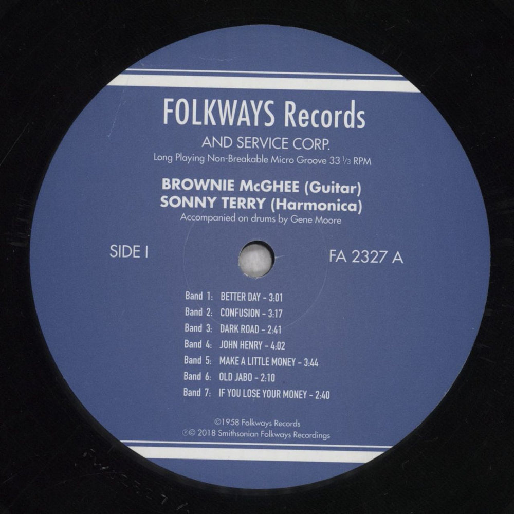 Sonny Terry & Brownie McGhee Brownie McGhee And Sonny Terry Sing US vinyl LP album (LP record) Y&BLPBR842299