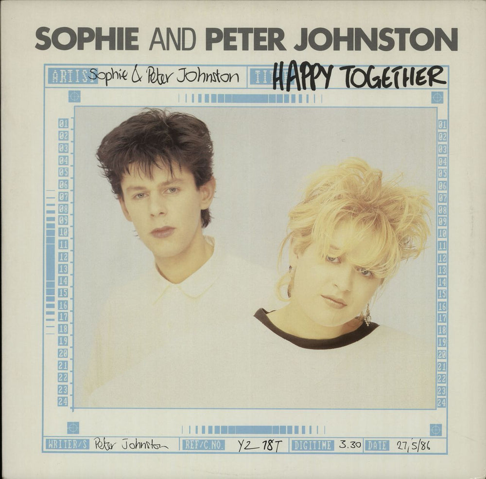 Sophie & Peter Johnston Happy Together UK 12" vinyl single (12 inch record / Maxi-single) YZ78T