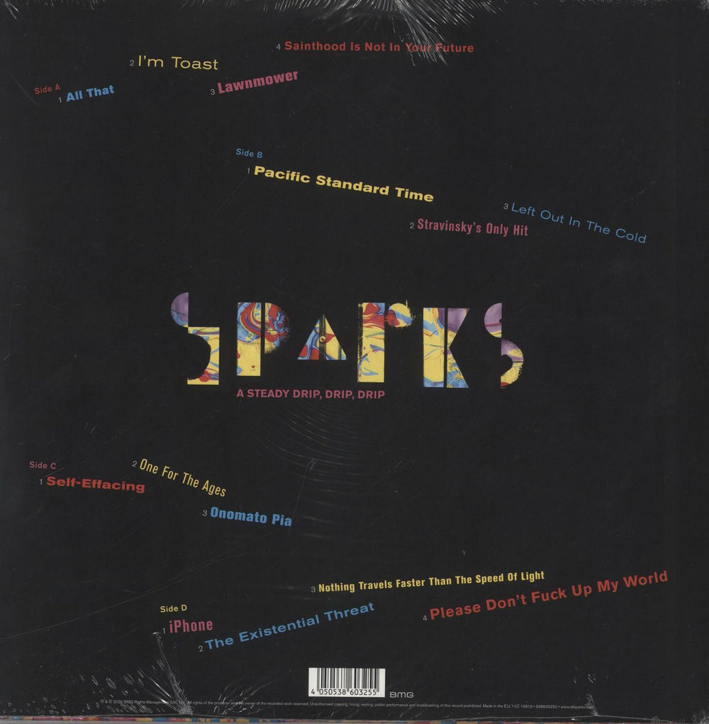 Sparks A Steady Drip, Drip, Drip - Sealed UK picture disc LP (vinyl picture disc album) 4050538603255