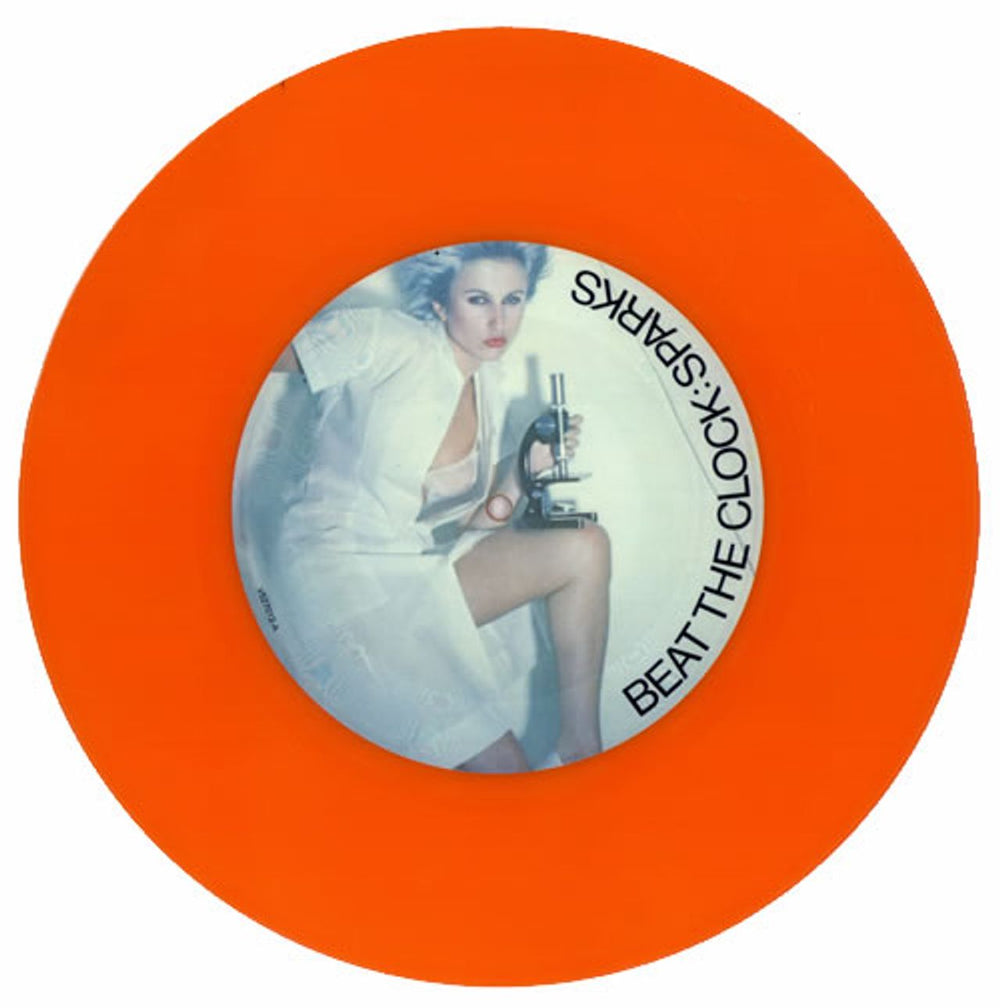 Sparks Beat The Clock - Orange Vinyl UK 12" vinyl single (12 inch record / Maxi-single) VS27012