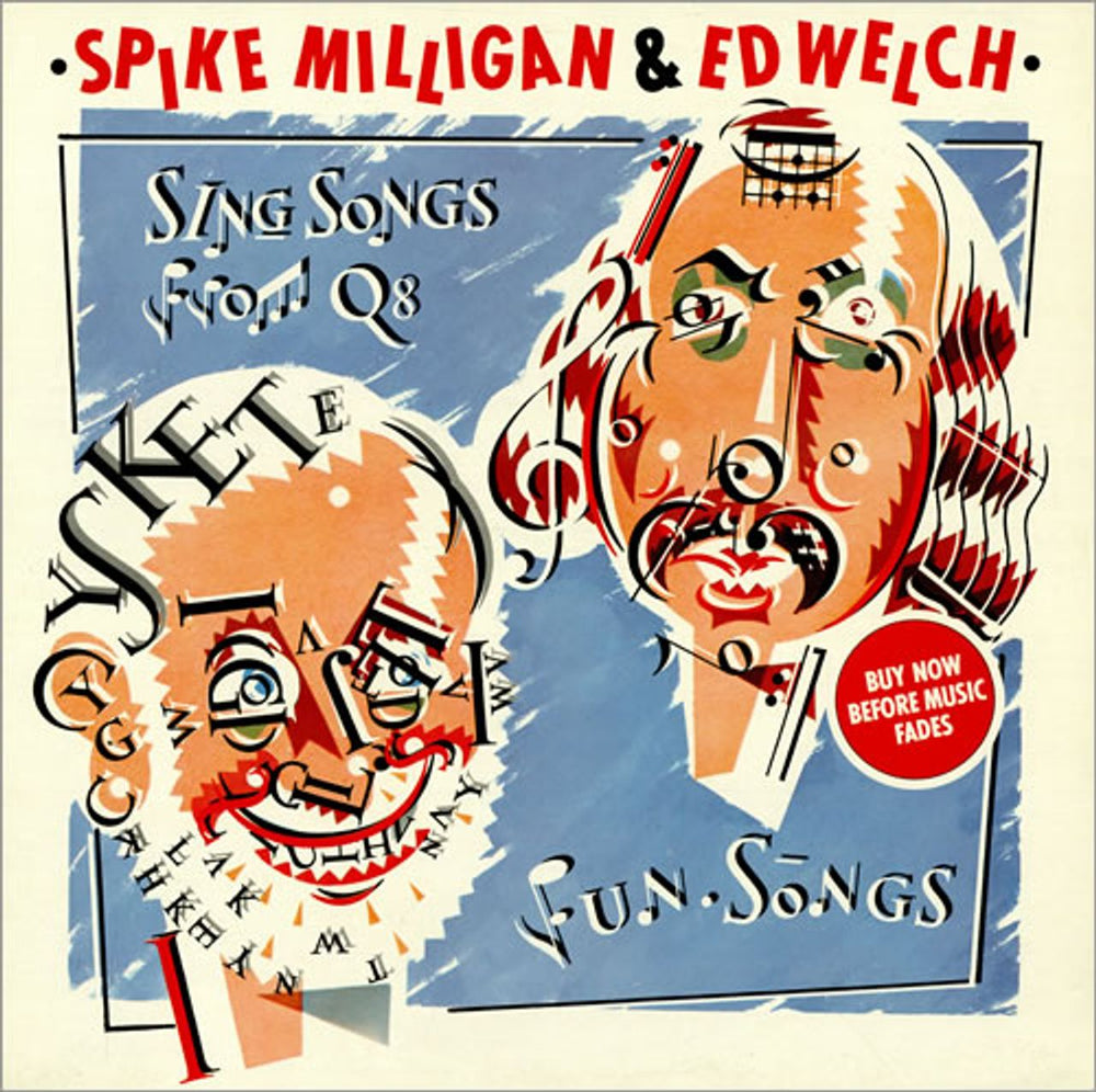 Spike Milligan Sing Songs From Q8 UK vinyl LP album (LP record) UAG30223