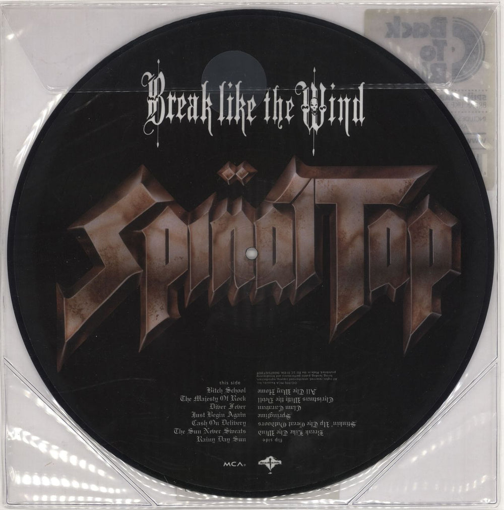 Spinal Tap Break Like The Wind UK picture disc LP (vinyl picture disc album) TAPPDBR510900