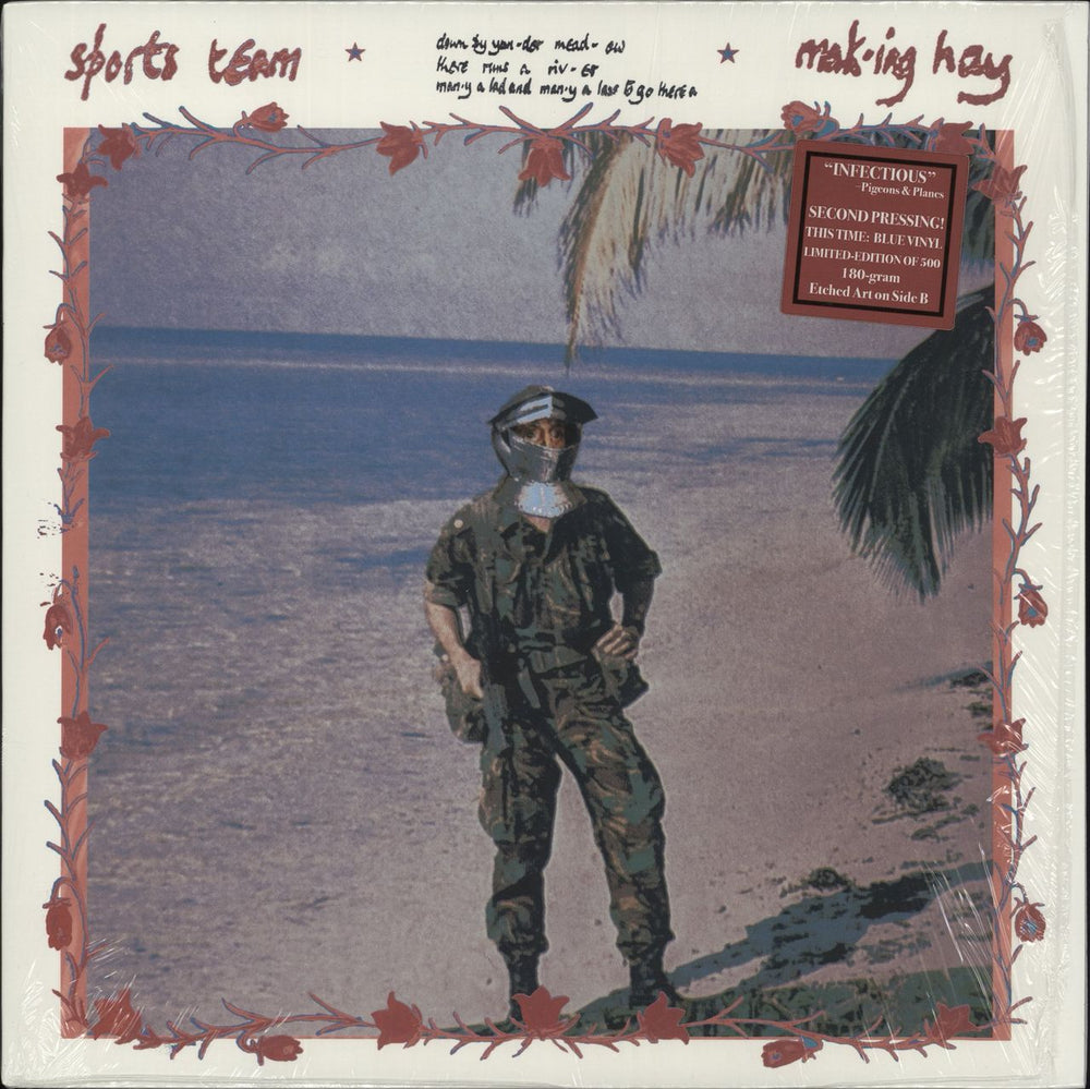 Sports Team Making Hay - 180 Gram Blue Vinyl US 12" vinyl single (12 inch record / Maxi-single) BRA1-7885