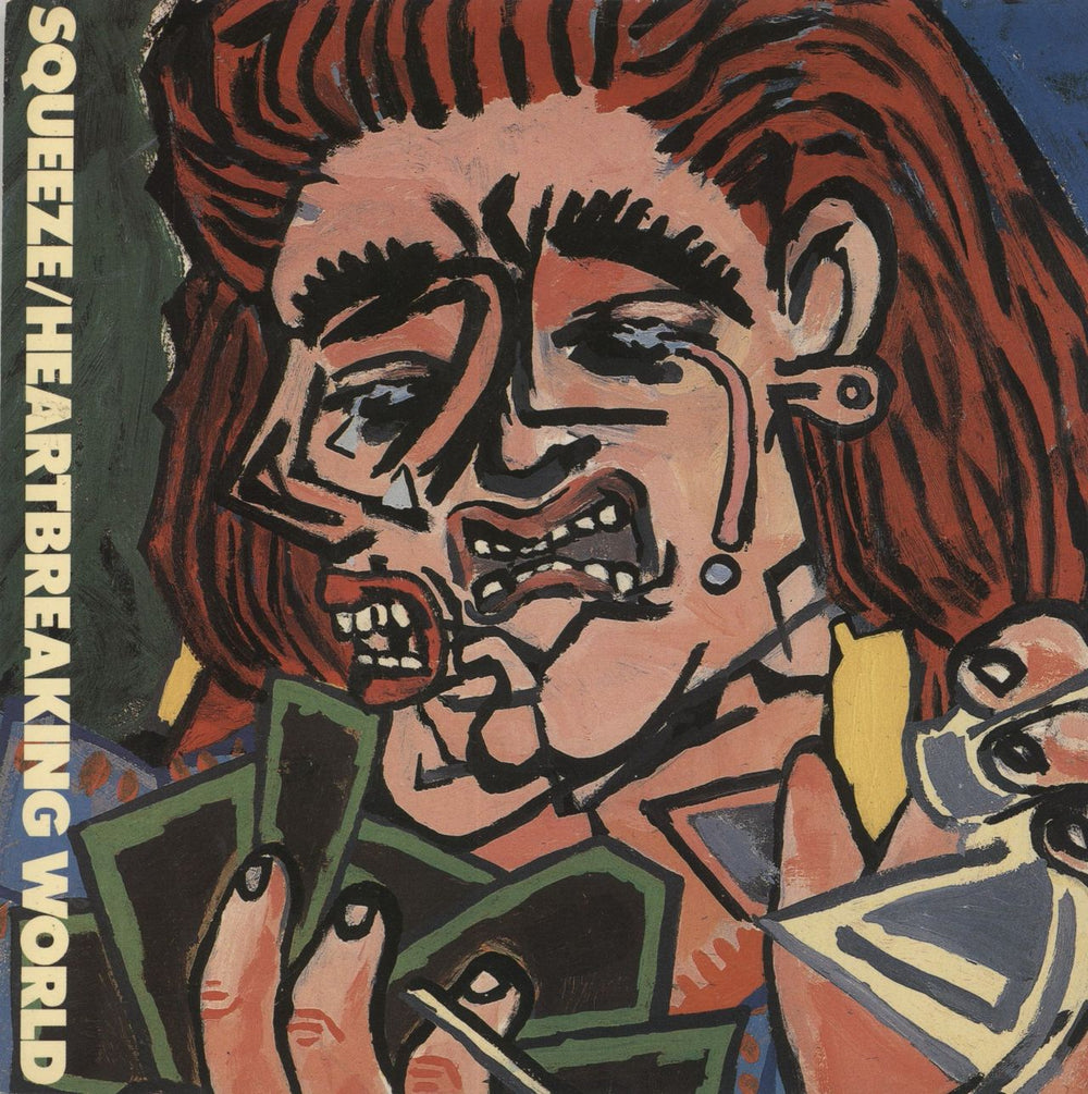 Squeeze Heartbreaking World UK 7" vinyl single (7 inch record / 45) AM291