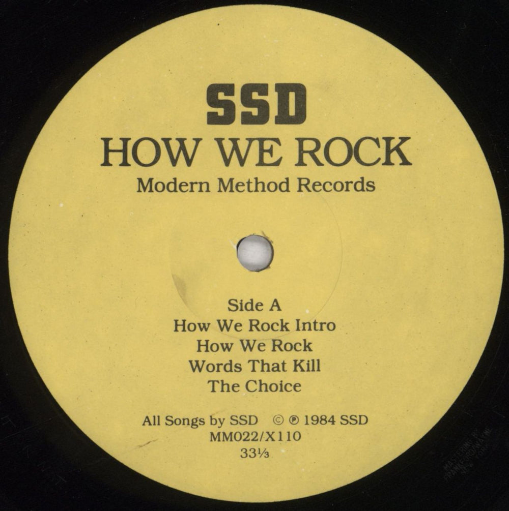 SSD How We Rock US vinyl LP album (LP record) 64DLPHO835566