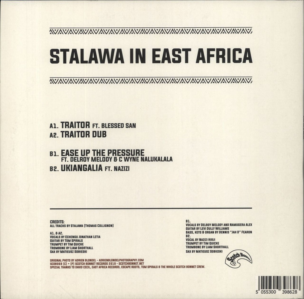 Stalawa In East Africa UK 12" vinyl single (12 inch record / Maxi-single) 5055300398628
