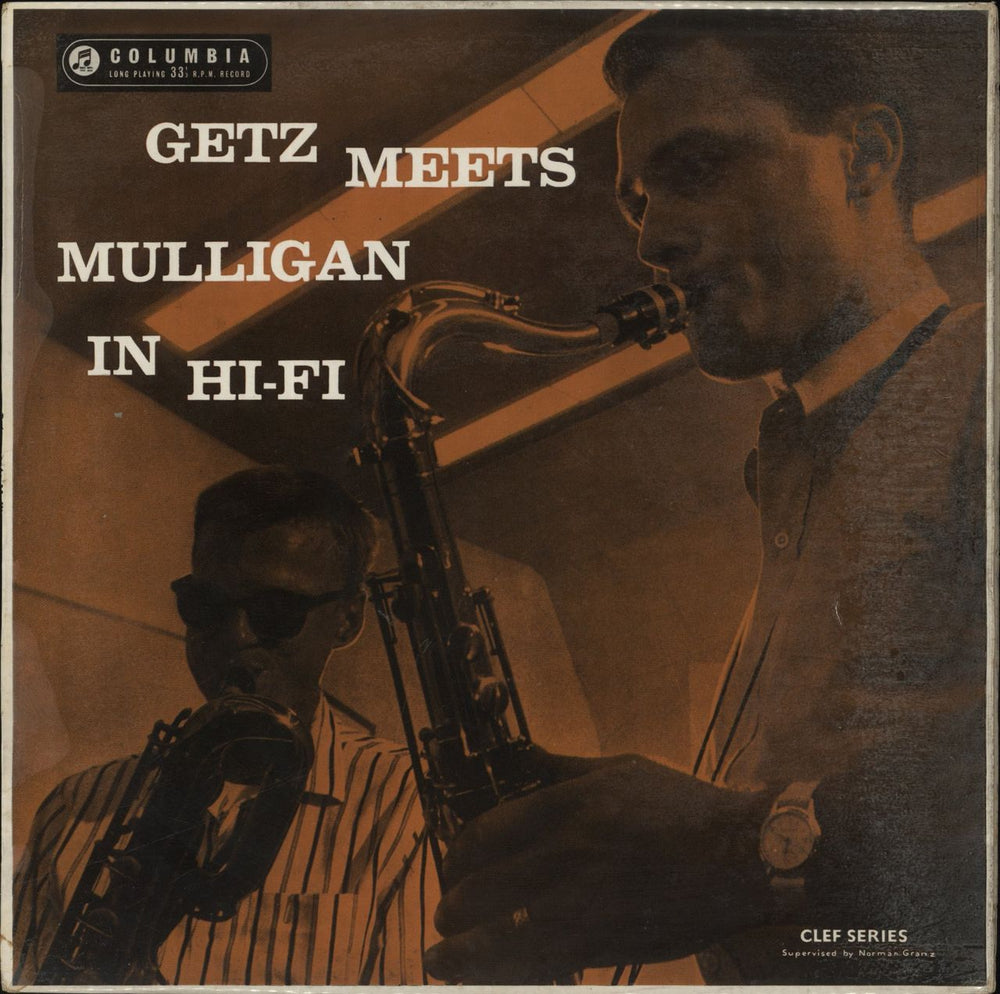Stan Getz Getz Meets Mulligan In Hi-Fi - 1st UK vinyl LP album (LP record) 33CX10120
