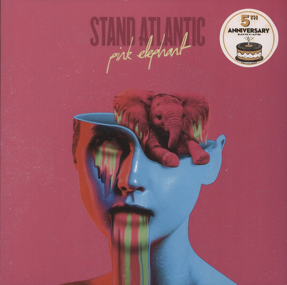 Stand Atlantic Pink Elephant - 5th Anniversary Edition - Black Ice With Glitter Vinyl - Sealed US vinyl LP album (LP record) HR2817-1
