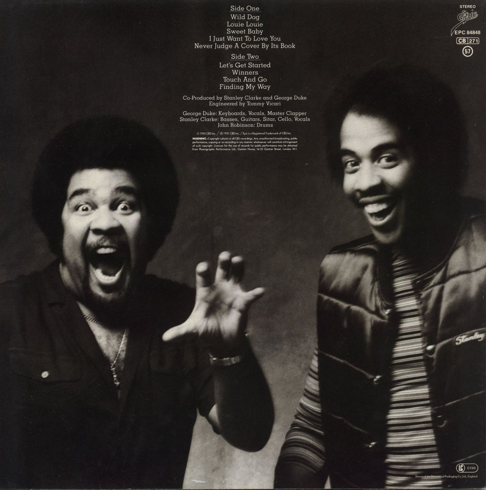 Stanley Clarke & George Duke The Clarke / Duke Project UK vinyl LP album (LP record)