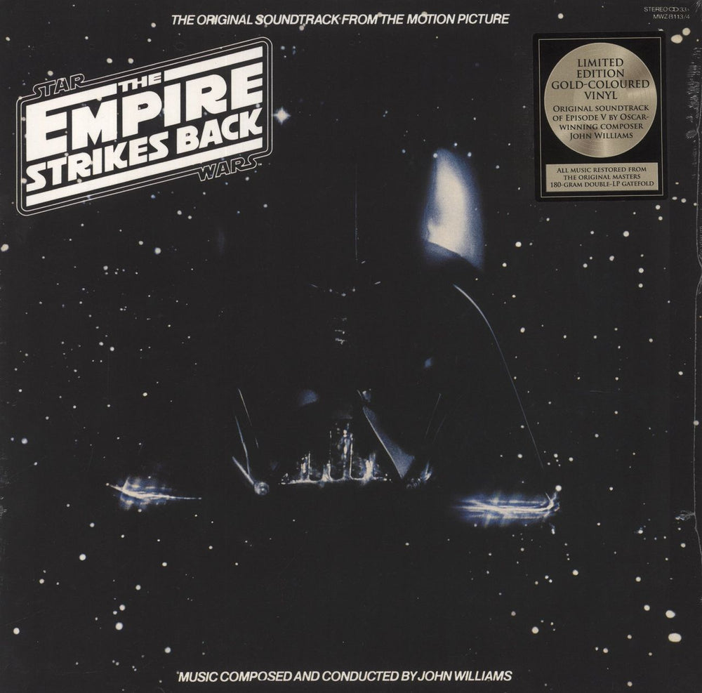 Star Wars The Empire Strikes Back - Gold Vinyl - Sealed German 2-LP vinyl record set (Double LP Album) MWZ8113/4