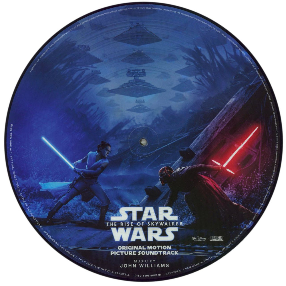 Star Wars The Rise of Skywalker UK picture disc LP (vinyl picture disc album)