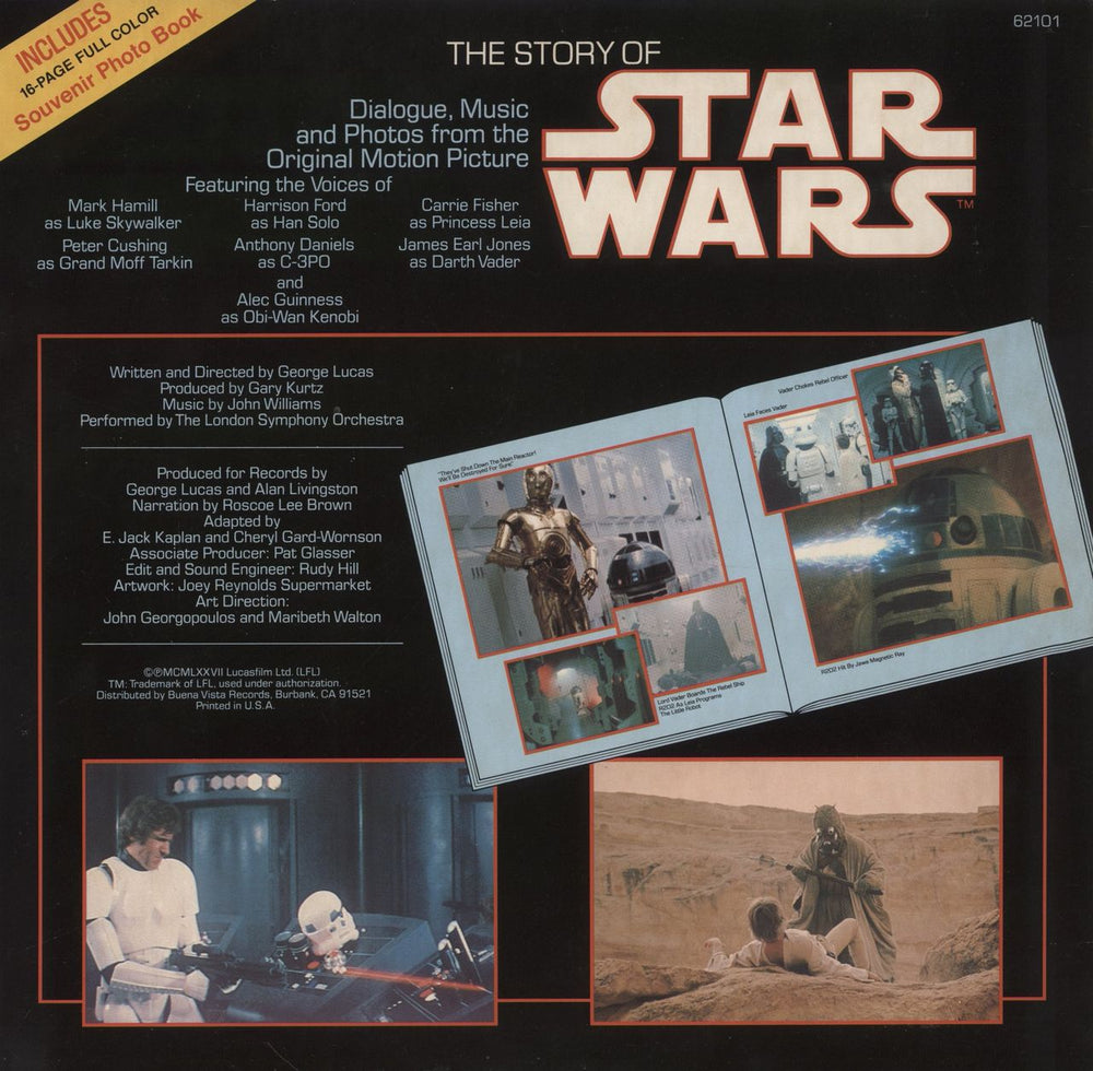 Star Wars The Story Of Star Wars US vinyl LP album (LP record)