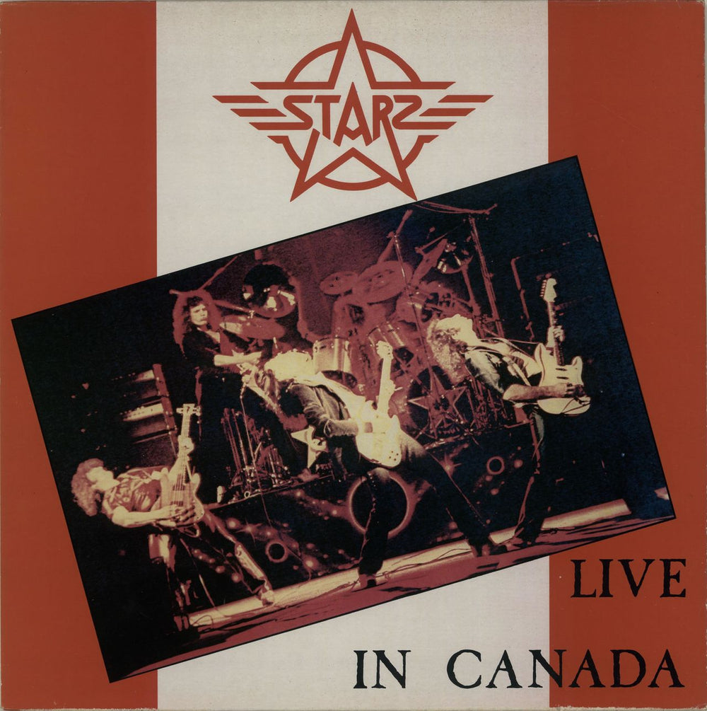 Starz Live In Canada UK vinyl LP album (LP record) HMUSA46