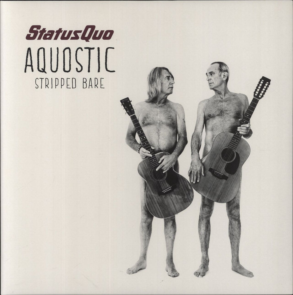 Status Quo Aquostic: Stripped Bare UK 2-LP vinyl record set (Double LP Album) AQUOLP1
