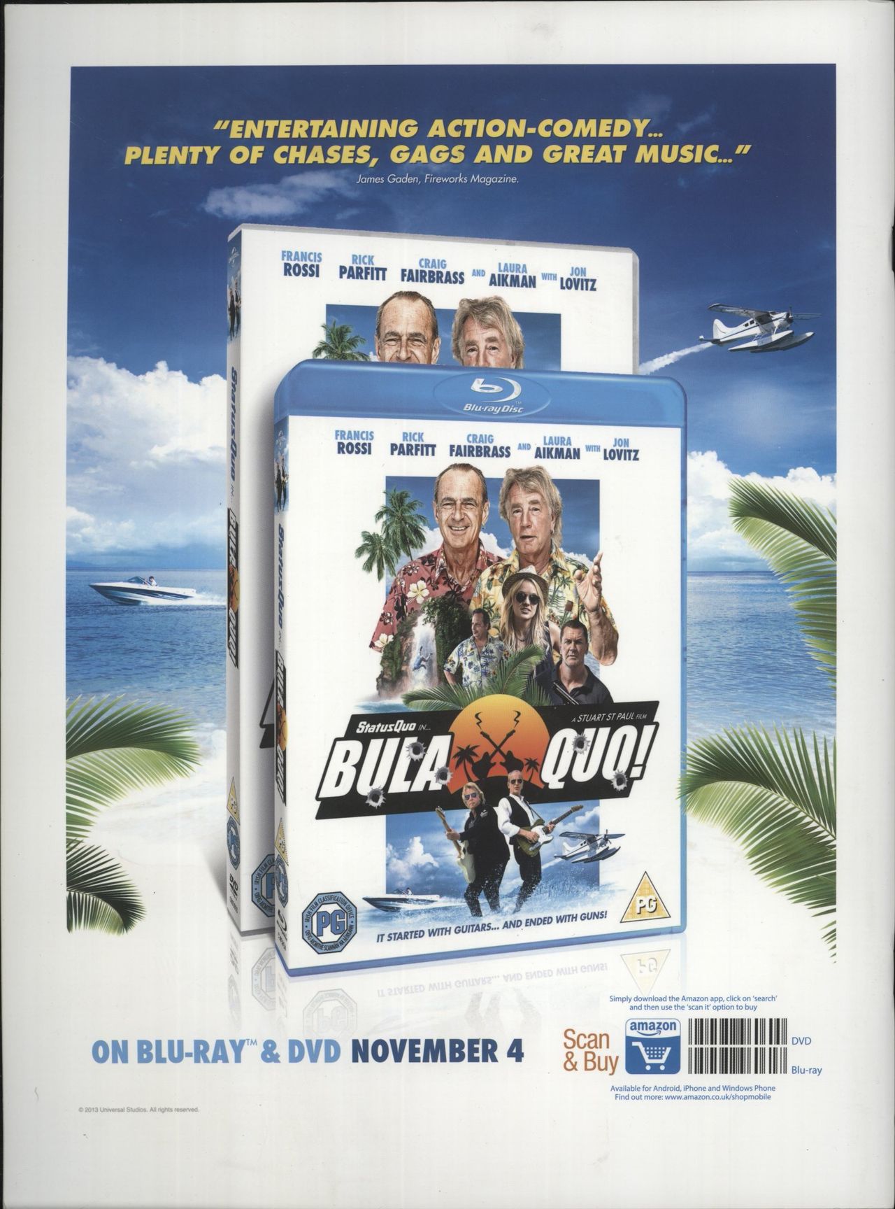 Status Quo Bula Quo! UK tour programme