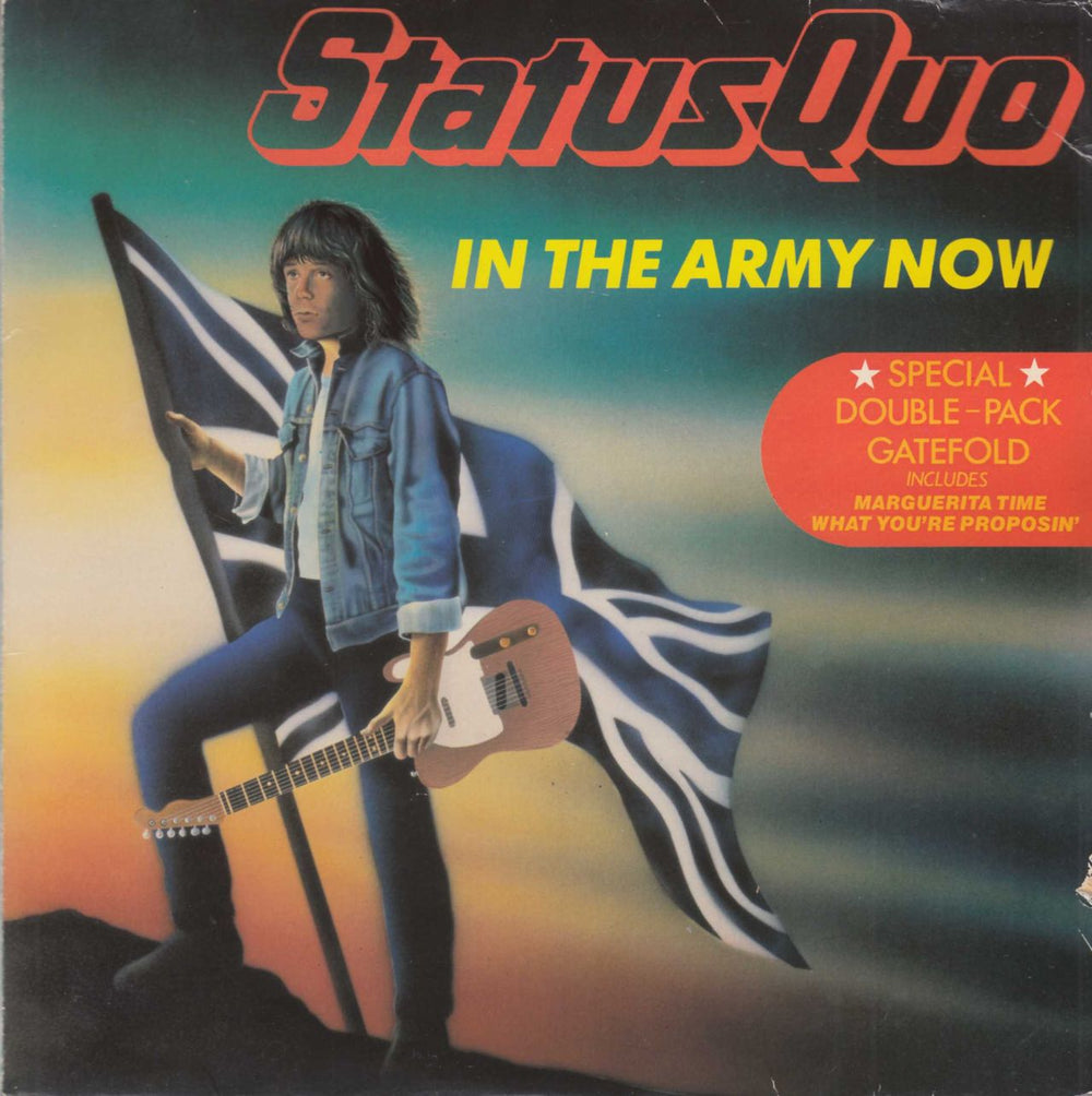 Status Quo In The Army Now - EX UK 7" vinyl single (7 inch record / 45) QUODP20