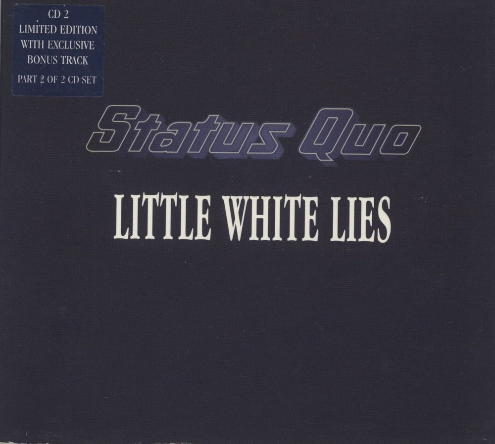 Status Quo Little White Lies UK 2-CD single set (Double CD single) QUO2SLI138168