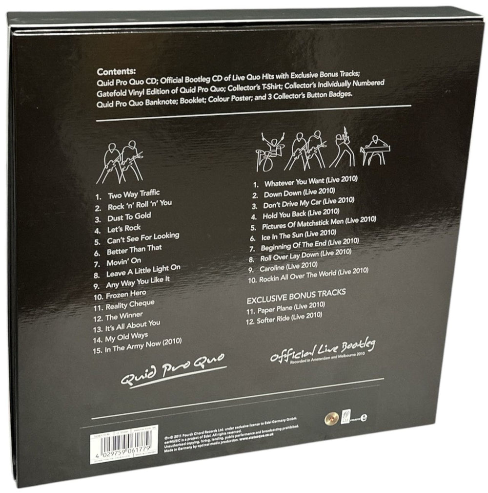 Status Quo Quid Pro Quo UK Vinyl Box Set 4029759061779