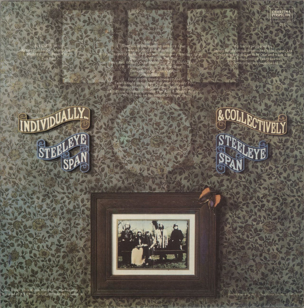 Steeleye Span Individually & Collectively UK vinyl LP album (LP record)