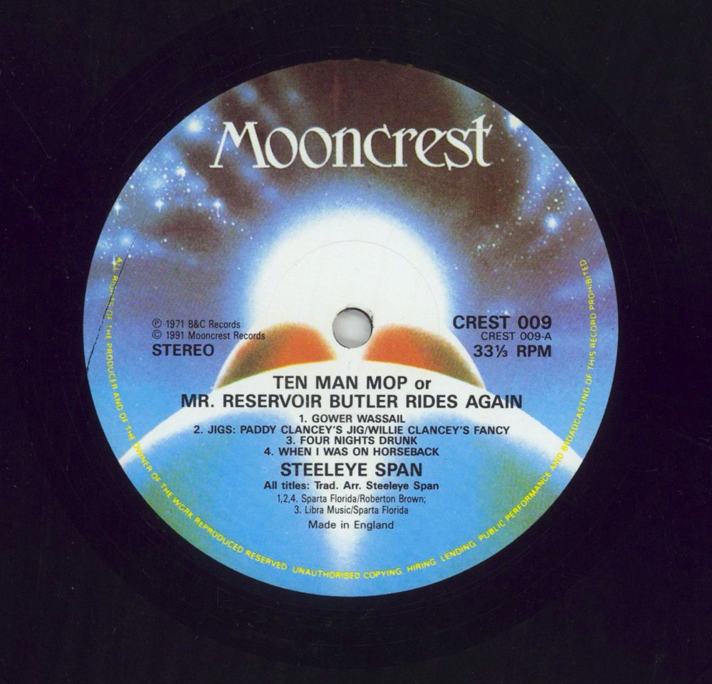 Steeleye Span Ten Man Mop Or Mr. Reservoir Butler Rides Again UK vinyl LP album (LP record) SSPLPTE859591