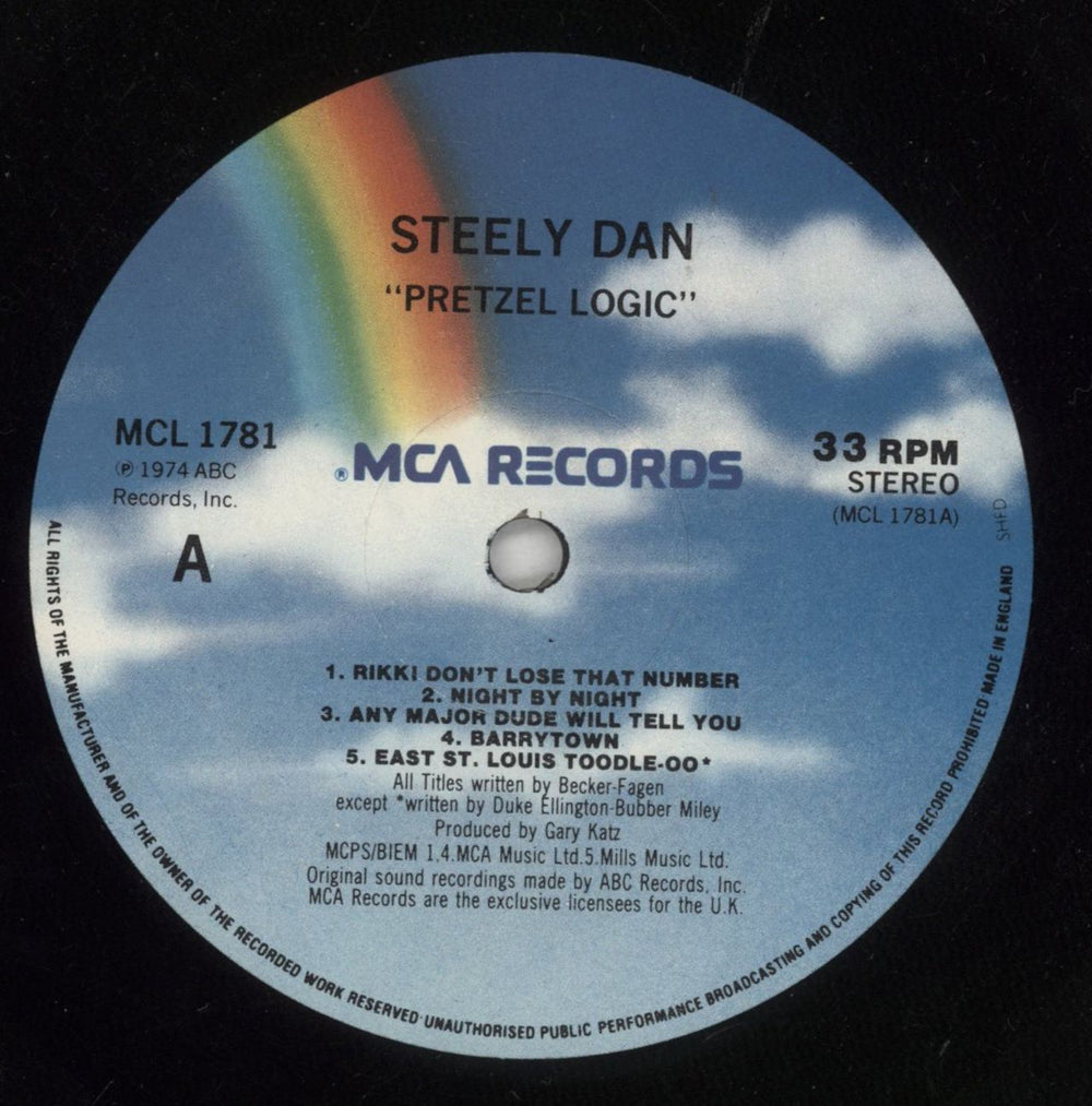 Steely Dan Pretzel Logic UK vinyl LP album (LP record) S-DLPPR530113