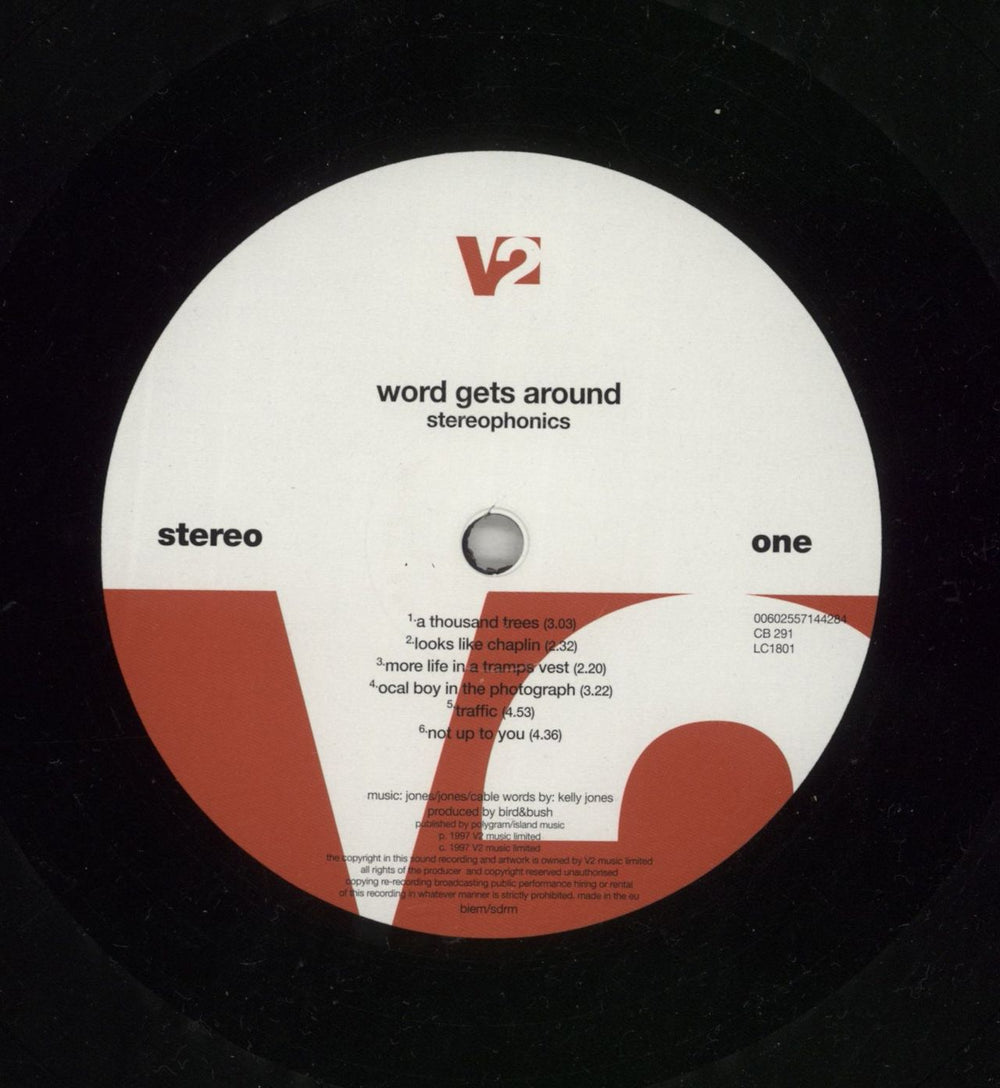 Stereophonics Word Gets Around - 180 Gram - Misprint UK vinyl LP album (LP record) OPHLPWO870356