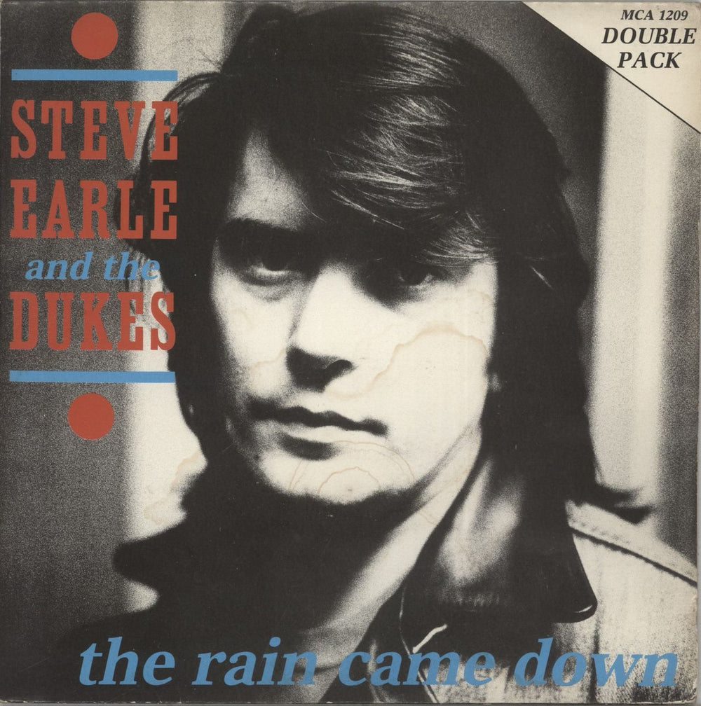 Steve Earle The Rain Came Down - Double Pack UK 7" vinyl single (7 inch record / 45) MCA1209