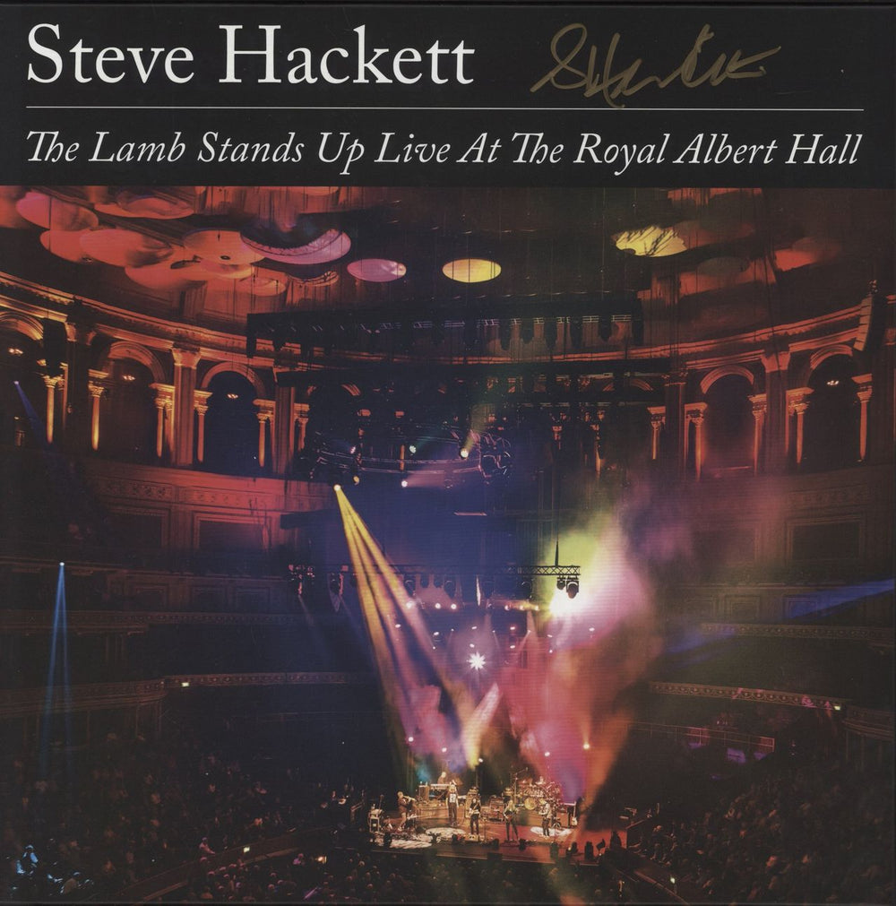 Steve Hackett The Lamb Stands Up Live At The Royal Albert Hall - 4-LP Box Set - Purple Vinyl - Autographed UK 4-LP vinyl album record set 198028906814