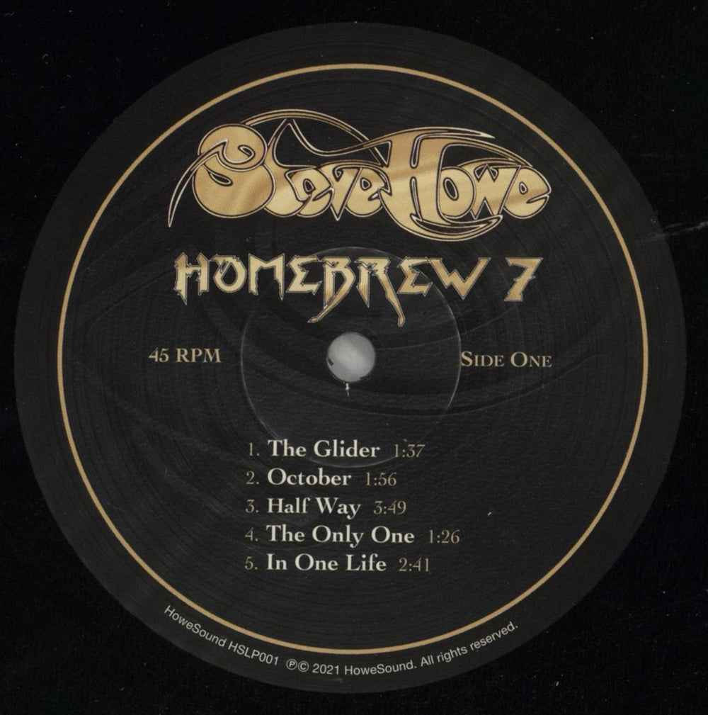 Steve Howe Homebrew 7 UK 2-LP vinyl record set (Double LP Album) SVH2LHO867118