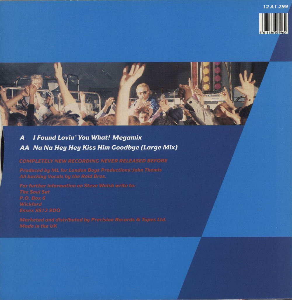 Steve Walsh I Found Lovin' UK 12" vinyl single (12 inch record / Maxi-single) 5015126029960