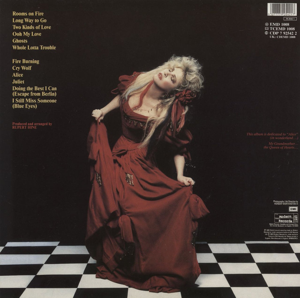Stevie Nicks The Other Side Of The Mirror - Complete - Hype Sticker UK vinyl LP album (LP record) 077779254217