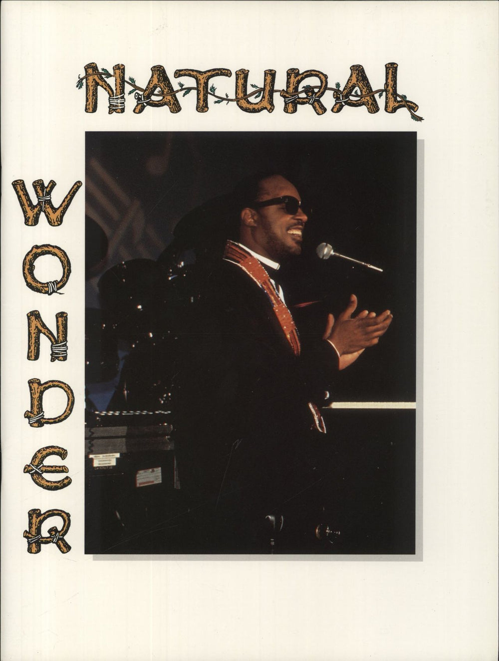Stevie Wonder Natural Wonder 1992 - Ticket Stub UK tour programme TOUR PROGRAMME