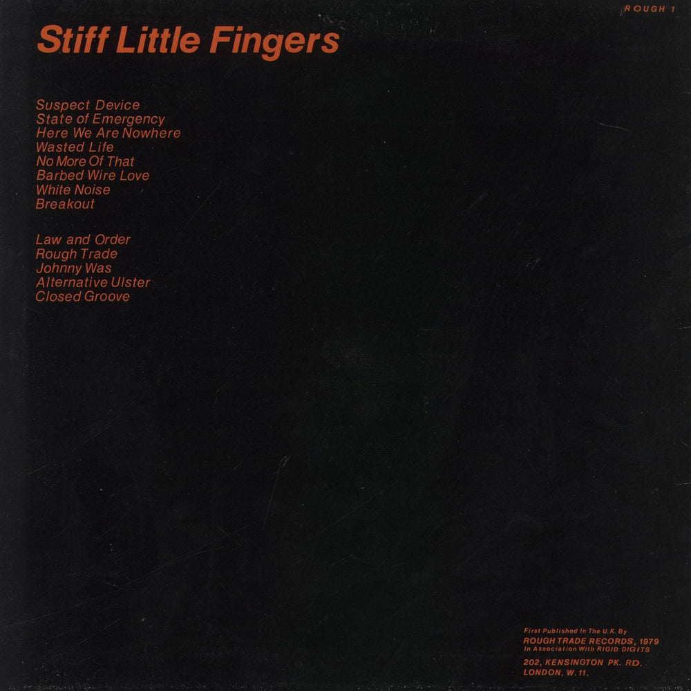 Stiff Little Fingers Inflammable Material - 2nd - EX UK vinyl LP album (LP record)