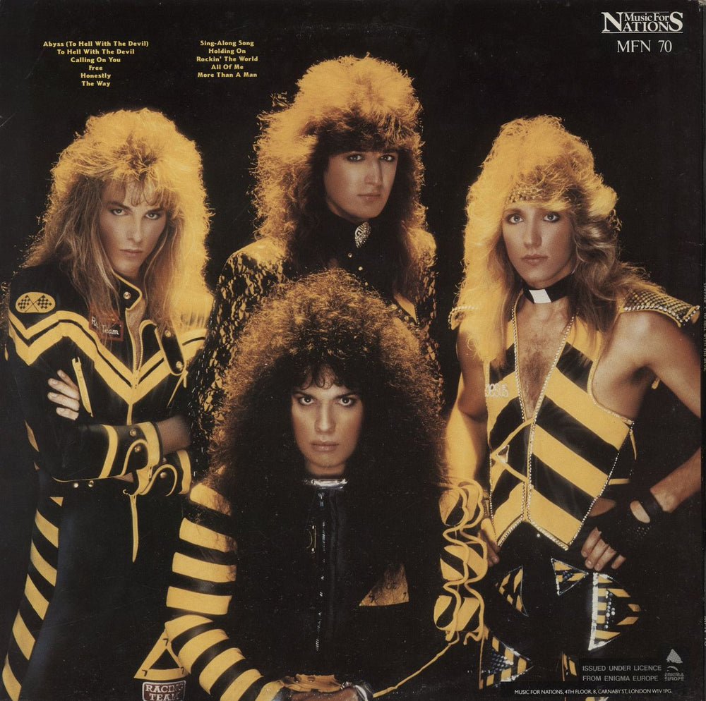 Stryper To Hell With The Devil - EX UK vinyl LP album (LP record)