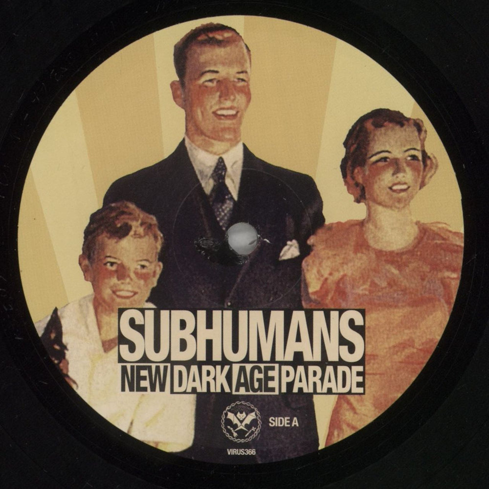 Subhumans Canada New Dark Age Parade US vinyl LP album (LP record) 84CLPNE859849