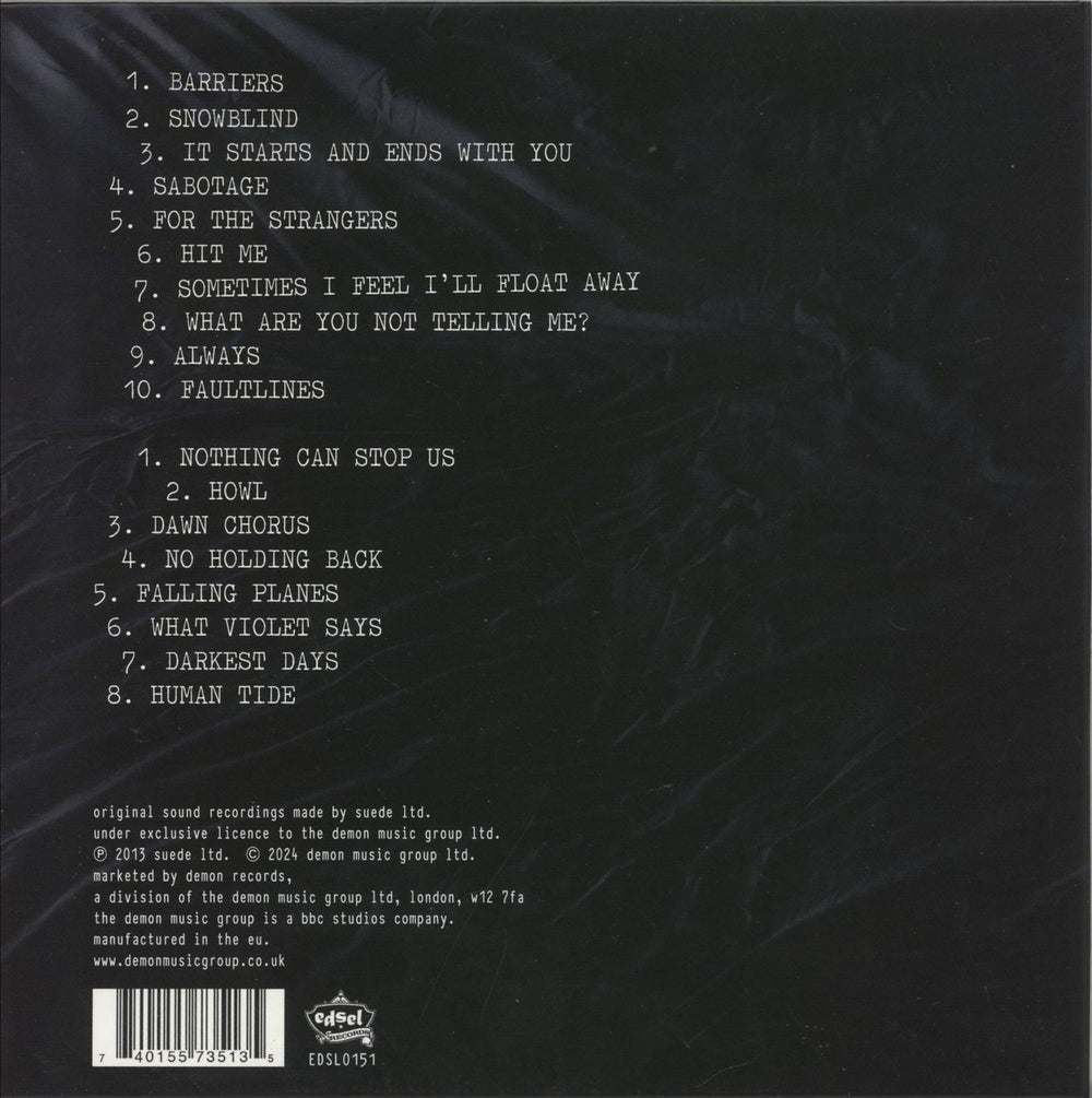 Suede Bloodsports - Special Edition UK 2 CD album set (Double CD) 740155735135