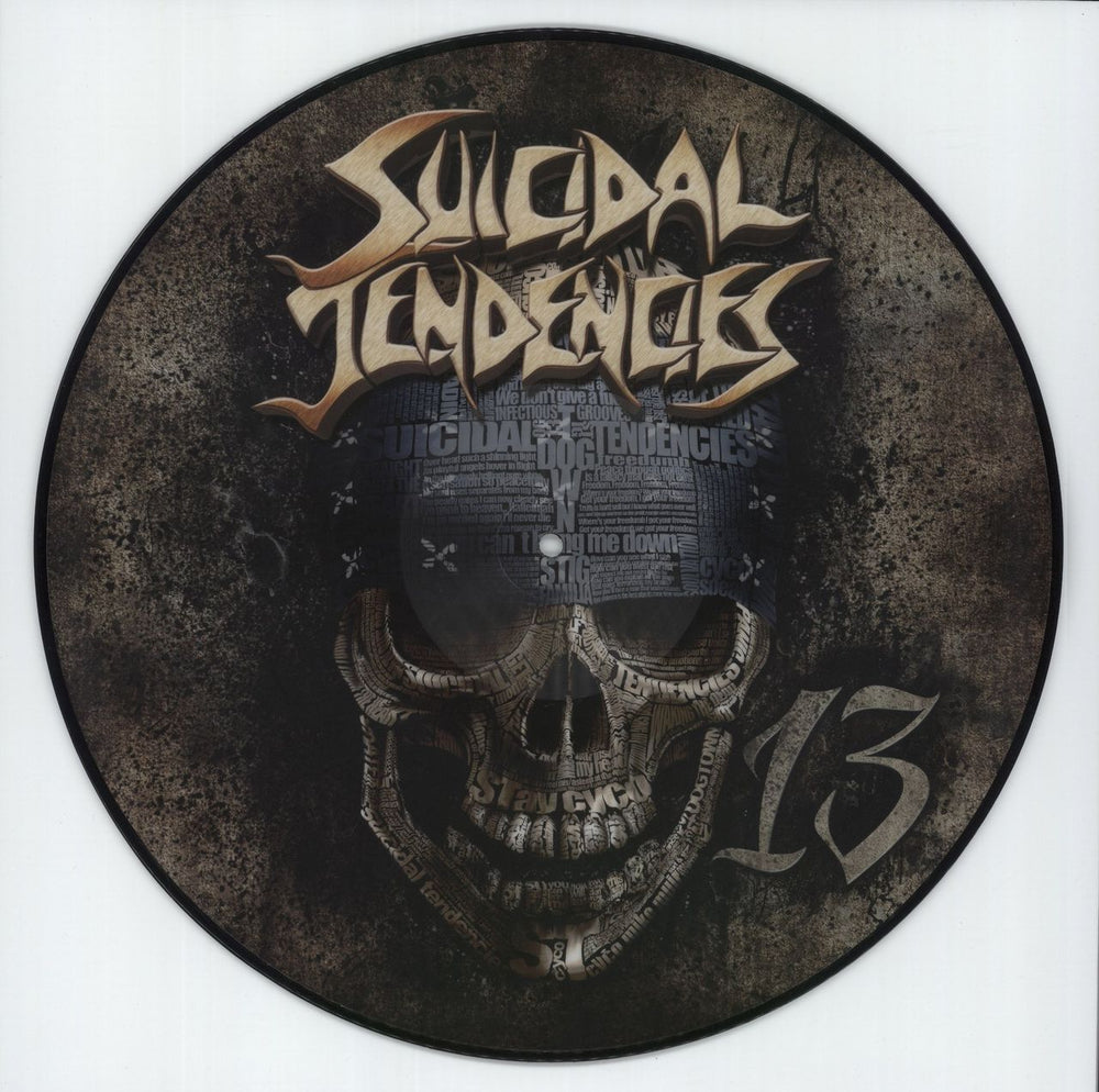 Suicidal Tendencies 13 - Collectors Edition US picture disc LP (vinyl picture disc album) SUIPDCO866275