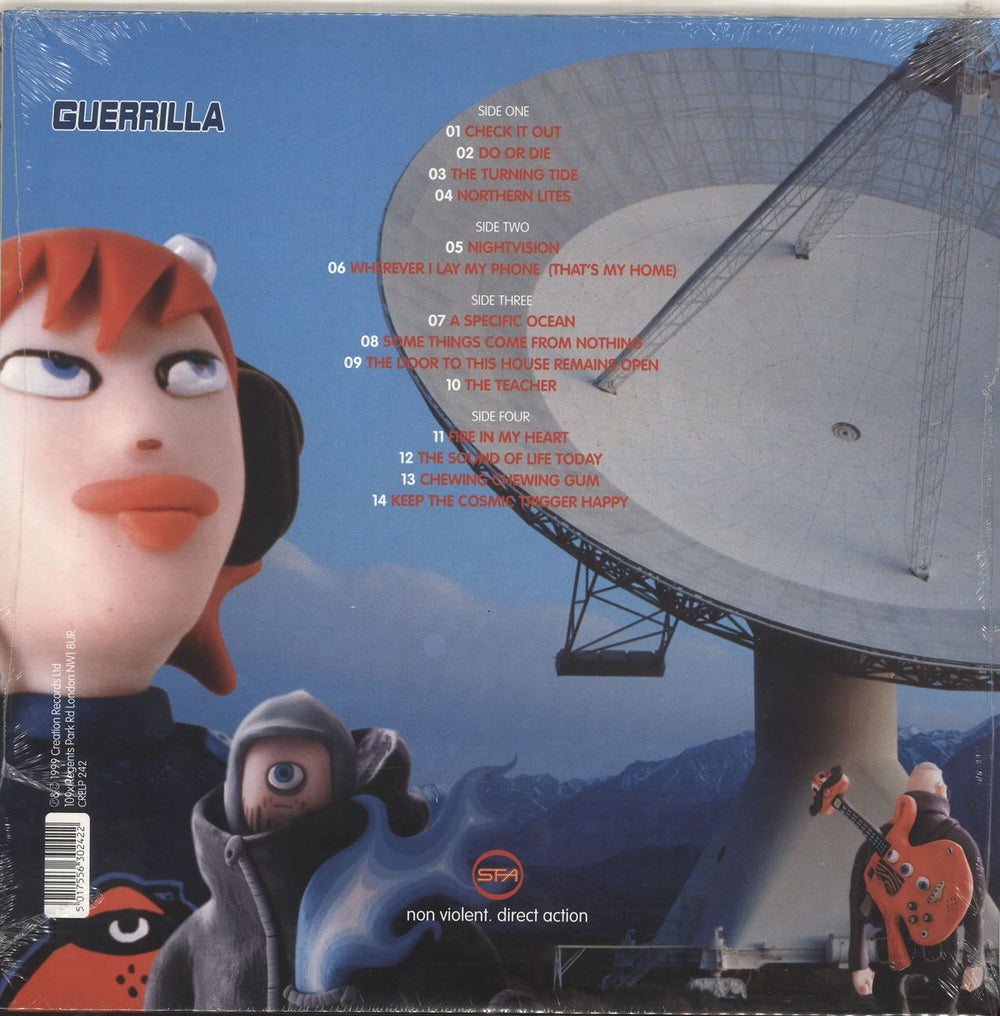 Super Furry Animals Guerrilla - Pop-up Sleeve + Sealed UK 2-LP vinyl record set (Double LP Album) 5017556302422