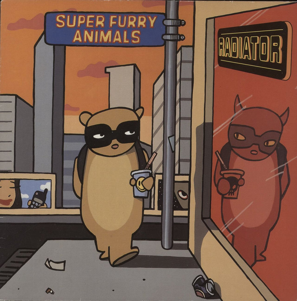 Super Furry Animals Radiator - VG UK 2-LP vinyl record set (Double LP Album) CRELP214