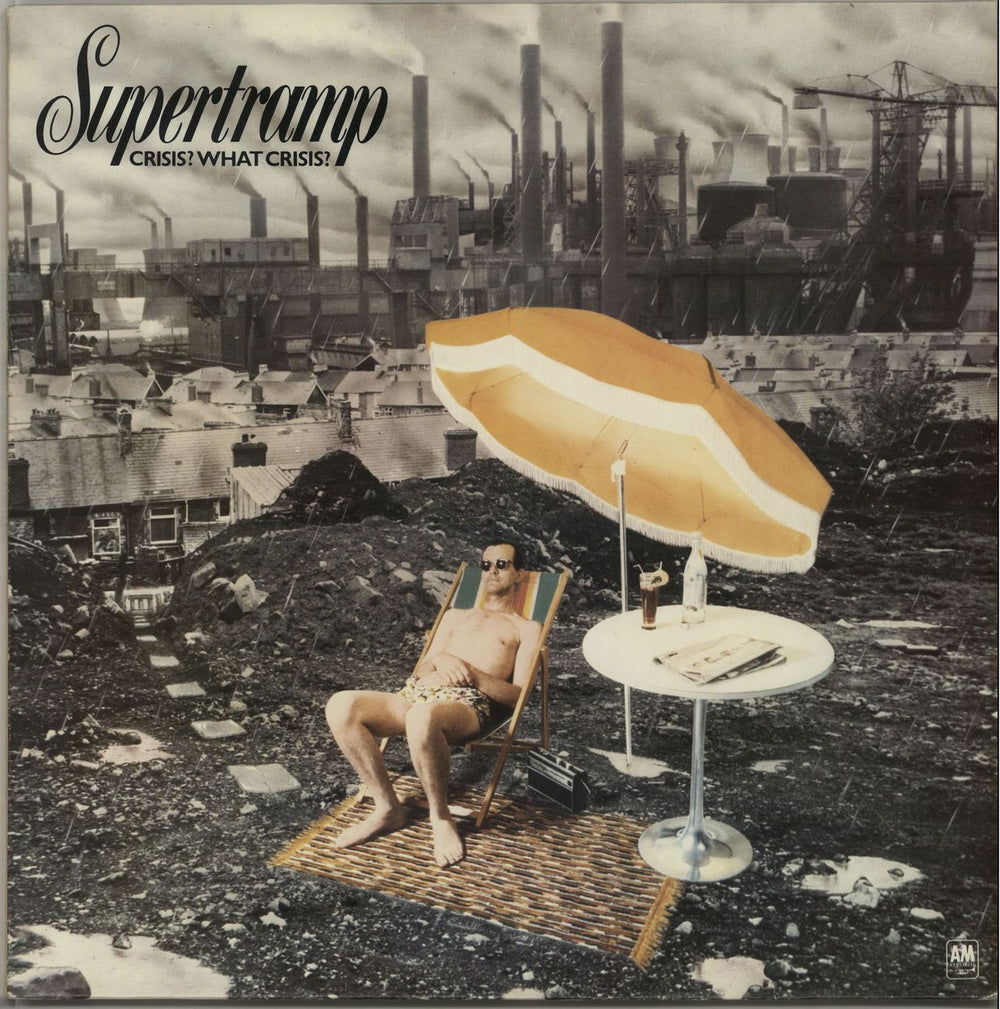 Supertramp Crisis? What Crisis? - 2nd UK vinyl LP album (LP record) AMLH68347