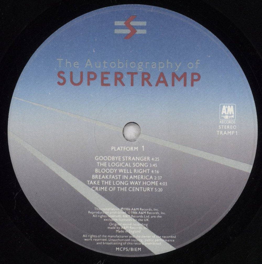 Supertramp The Autobiography Of Supertramp - Stickered UK vinyl LP album (LP record) SPTLPTH676871