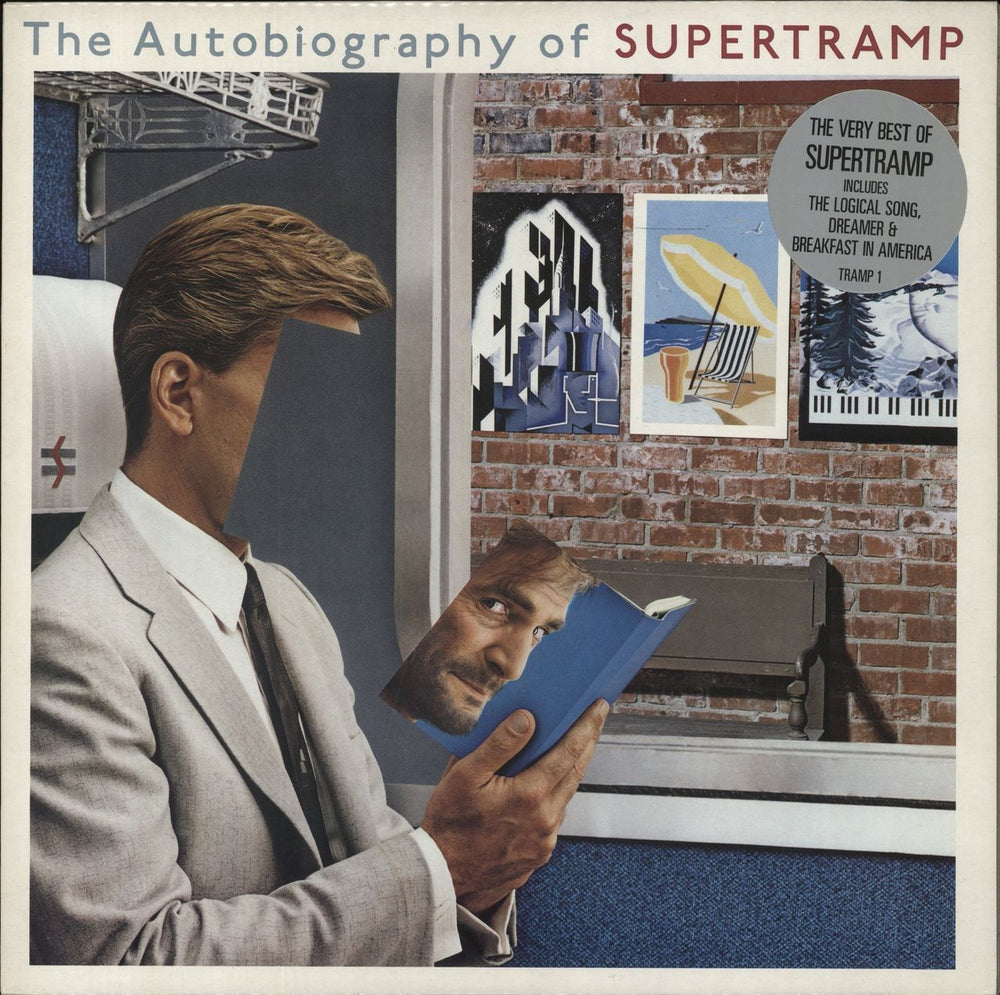 Supertramp The Autobiography Of Supertramp - Stickered UK vinyl LP album (LP record) TRAMP1