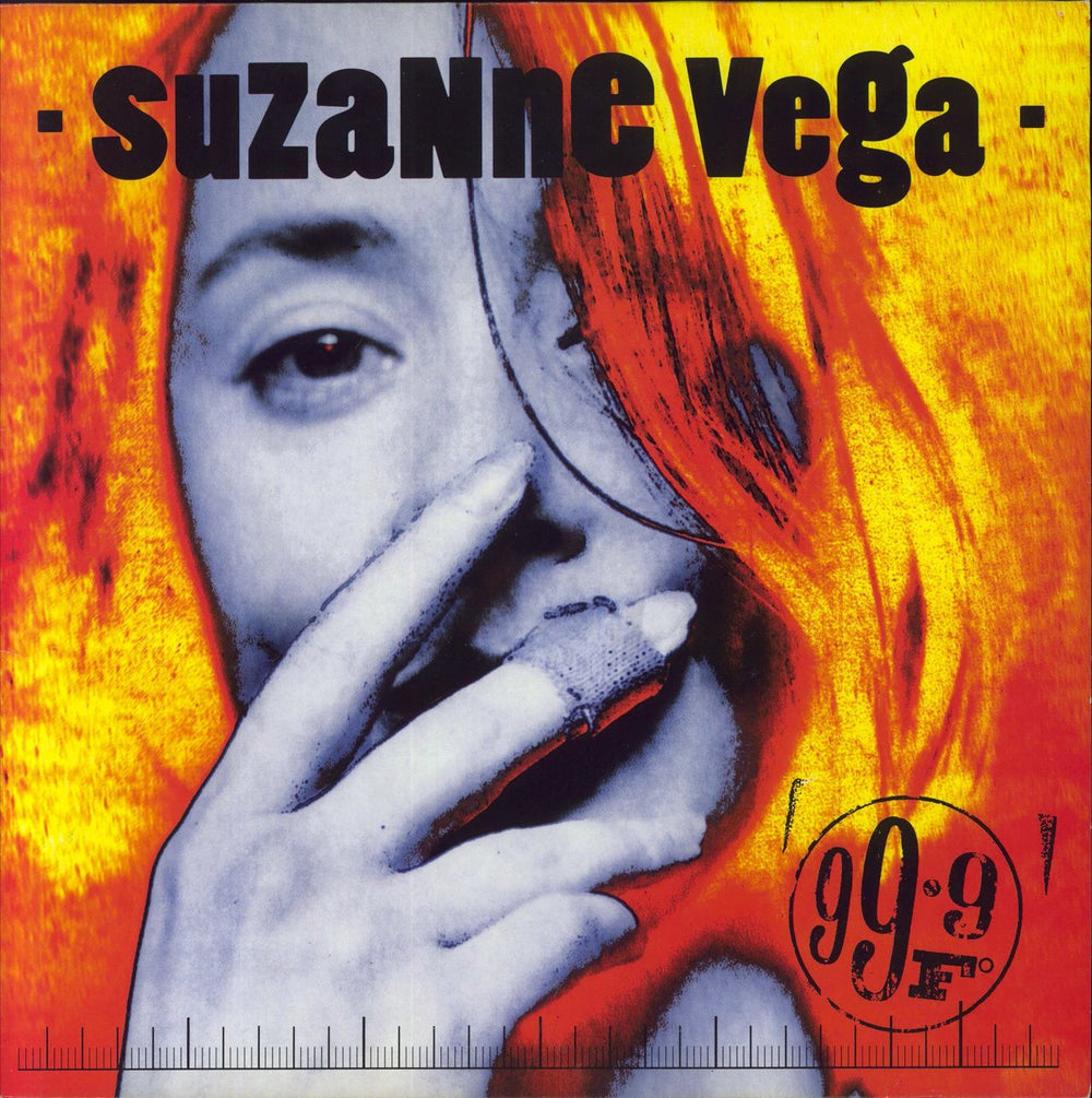 Suzanne Vega 99.9F° (Ninety-Nine Point Nine Fahrenheit Degrees) - EX UK vinyl LP album (LP record) 540012-1