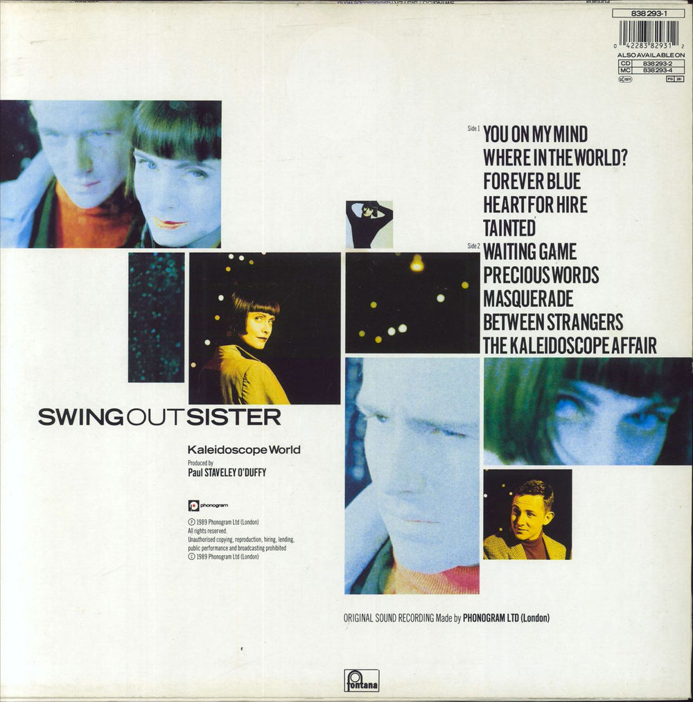 Swing Out Sister Kaleidoscope World UK vinyl LP album (LP record) 042283829312